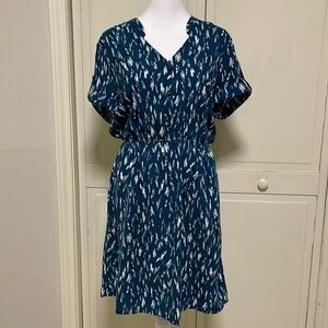 41 HAWTHORN Acacia Abstract Print Dress Size S